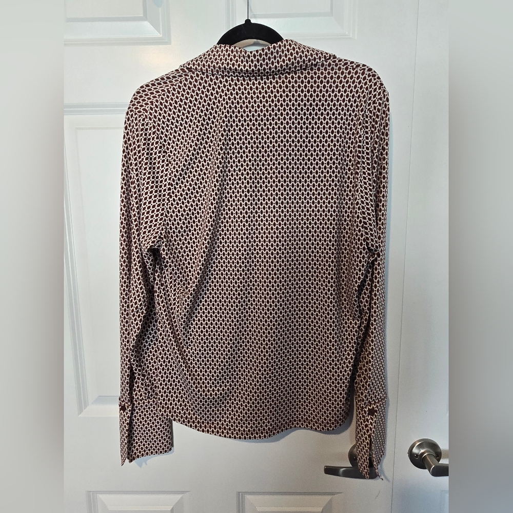 Abercrombie Geometric Collared Blouse - Picture 9 of 9
